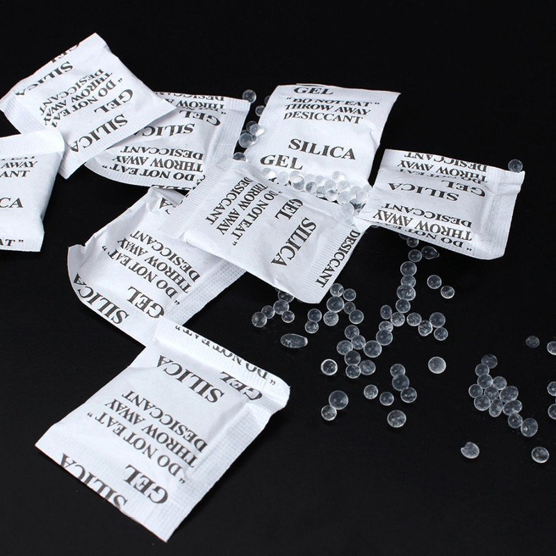 Food Storage In Room - 50/100 Packs Non-Toxic Silica Gel Desiccant