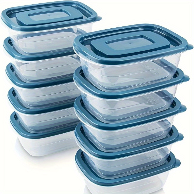 Food Storage Time - A Set of 6 Transparent Stackable