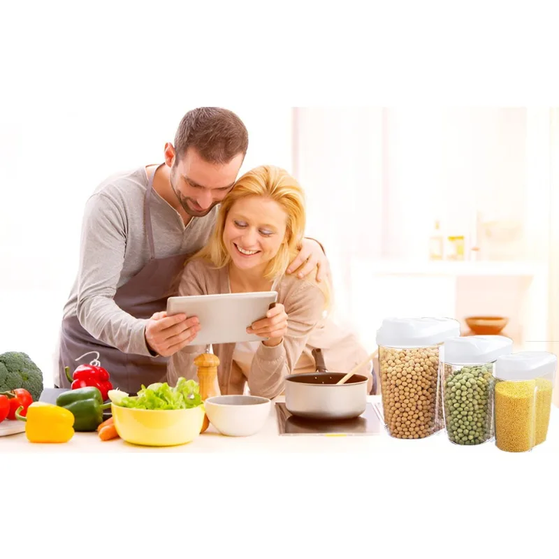 Food Storage Glass Container Set - yes5pcs/set Sealed Food Storage Container Suitable