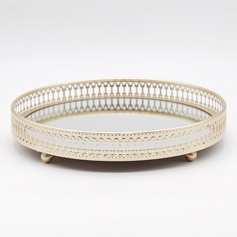 Food Storage In Room - Nordic Light Luxury Style Golden Wrought