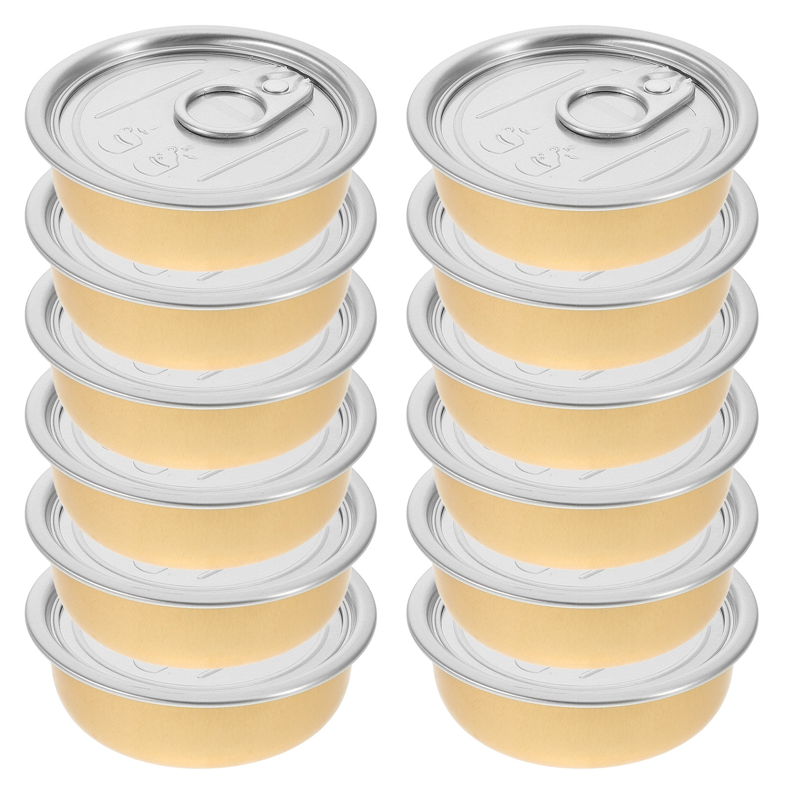 Food Storage Aluminum Containers - 12Pcs Bird Nest Cubilose Aluminum Food