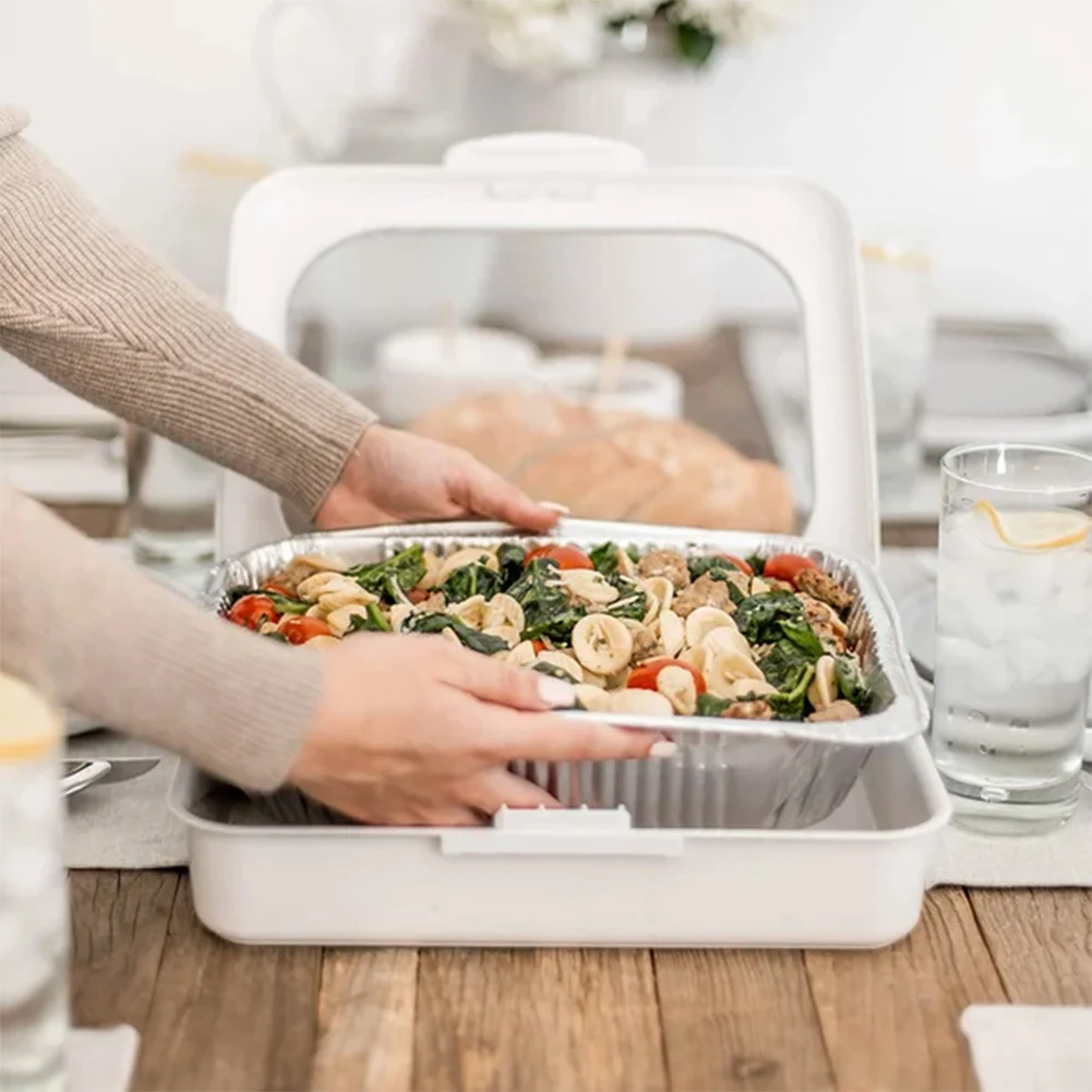 Plastic Foil Pan Carrier Stack - огляд і ціна Food Storage Aluminum Containers