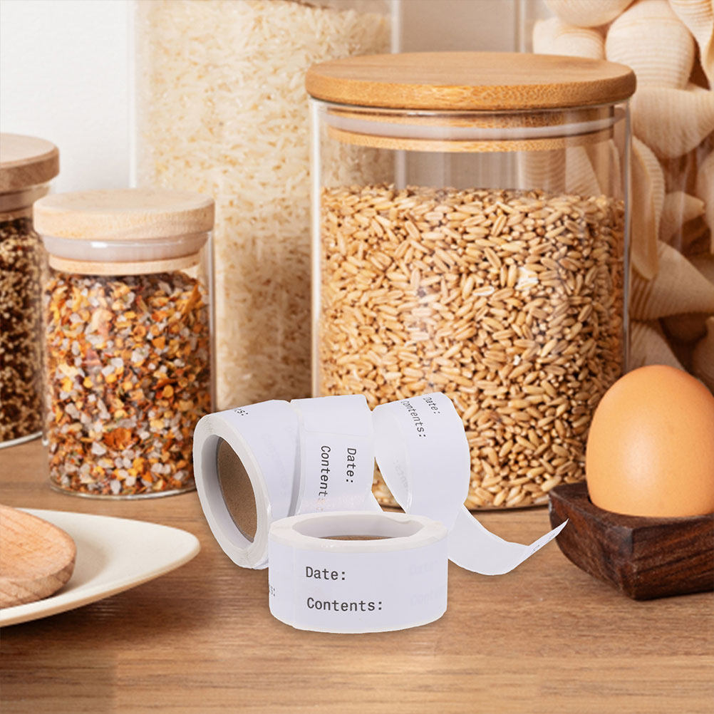 Removable Blank Food Labels Wr - огляд і ціна Food Storage Jar Labels