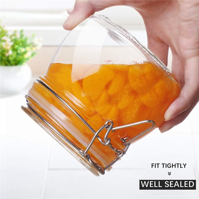 A96K-Glass Jars 17 Oz Small Ai - огляд і ціна Food Storage Glass Container Set