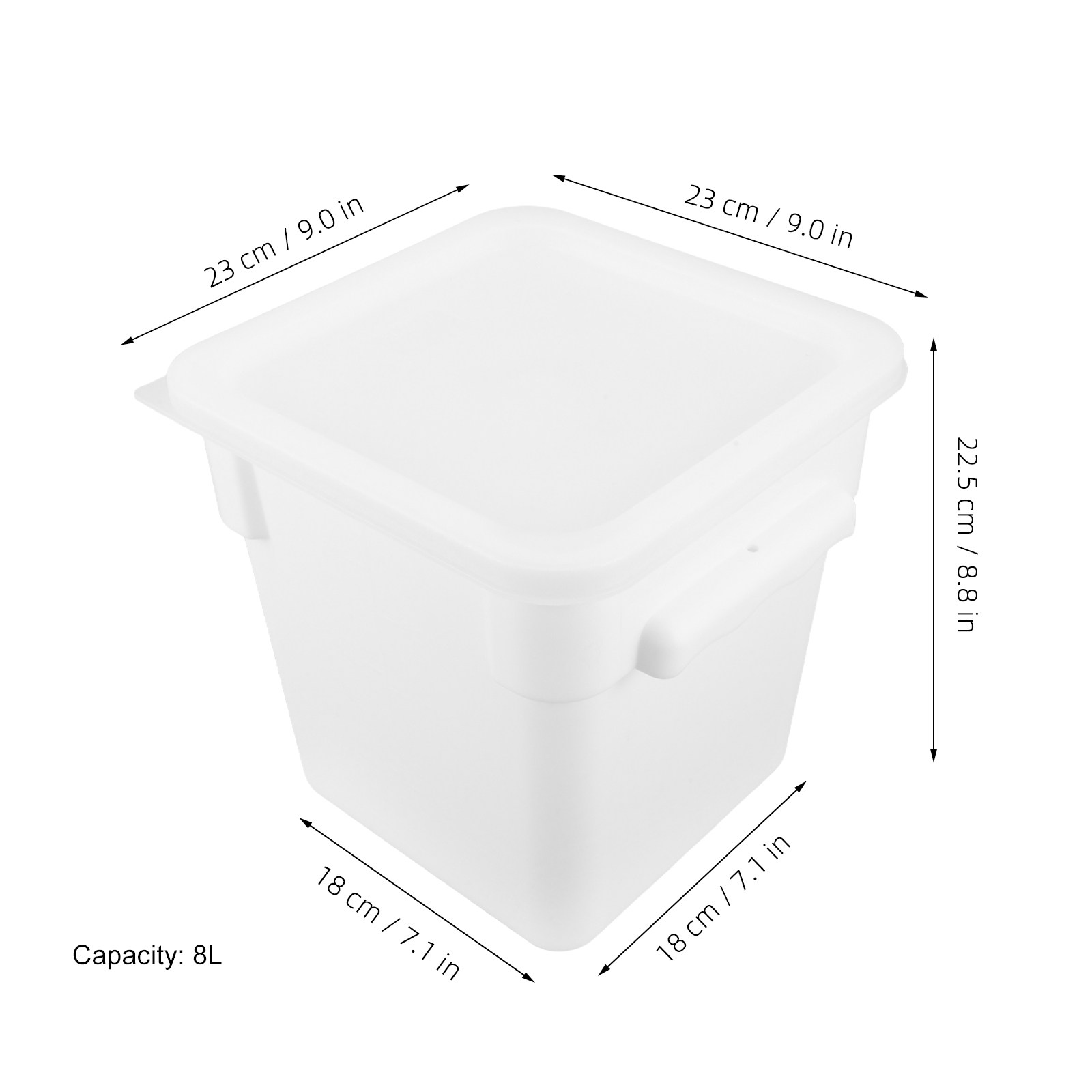 Square Plastic Food Storage Co - огляд і ціна Food Storage Plastic Container