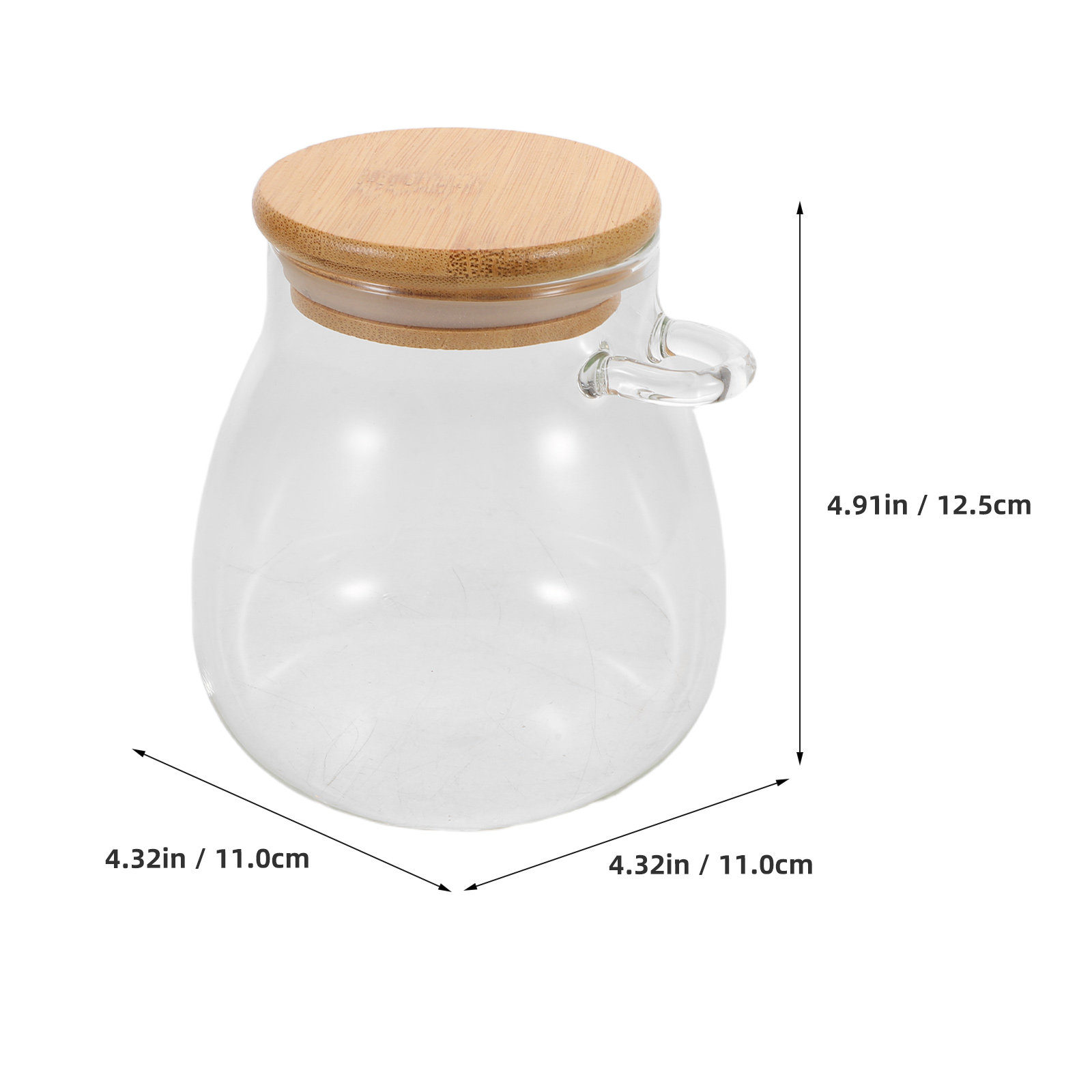 2Pcs Clear Airtight Glass Stor - огляд і ціна Food Storage Glass Container Set