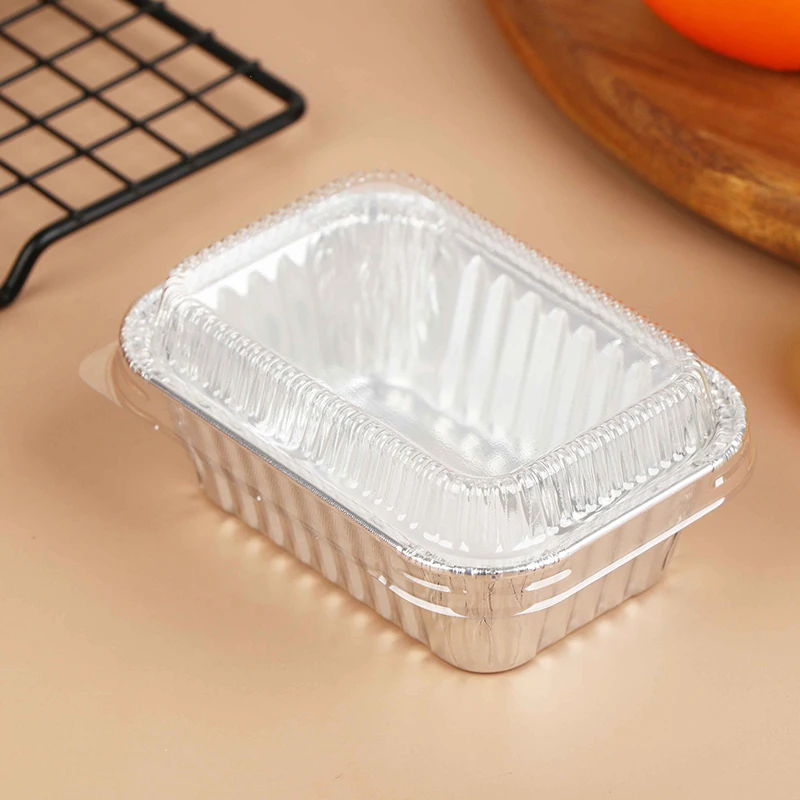 10Pcs Disposable Rectangular A - огляд і ціна Food Storage Aluminum Containers