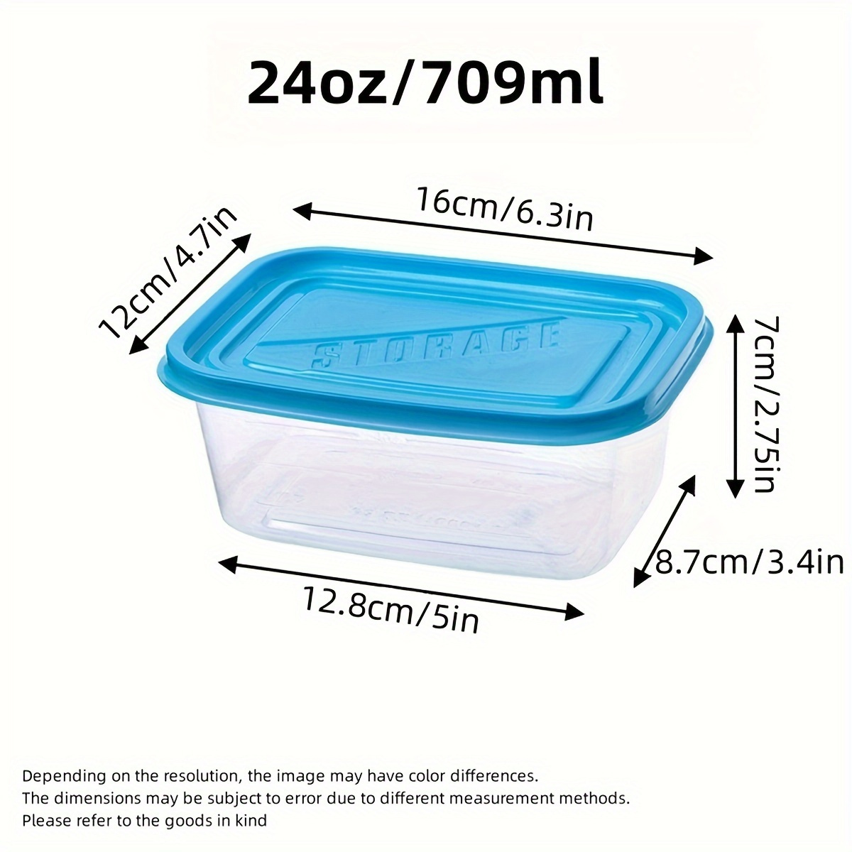 A Set of 6 Transparent Stackab - огляд і ціна Food Storage Time