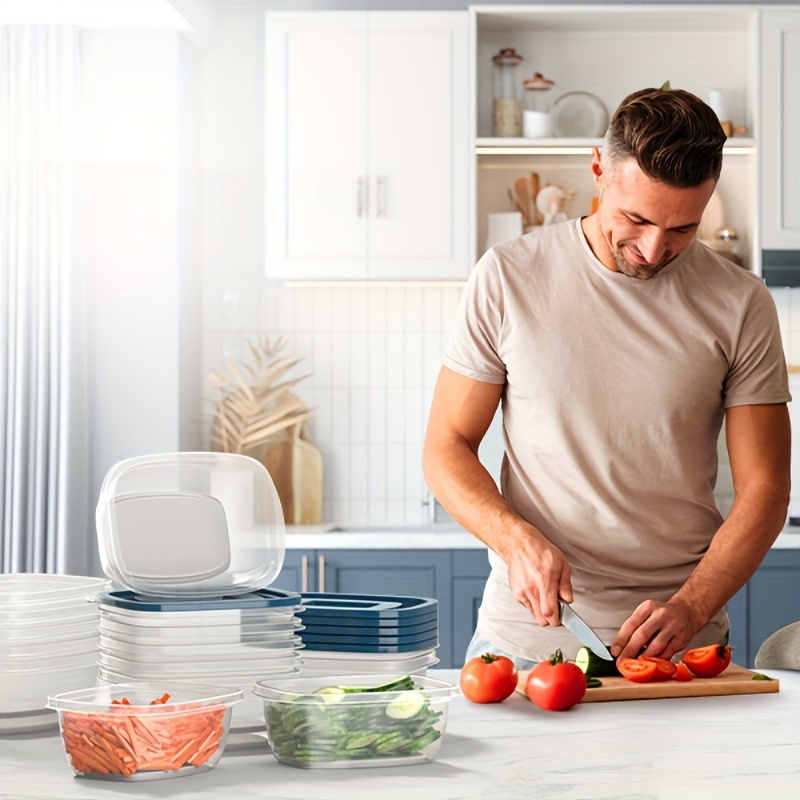 A Set of 6 Transparent Stackab - огляд і ціна Food Storage Time
