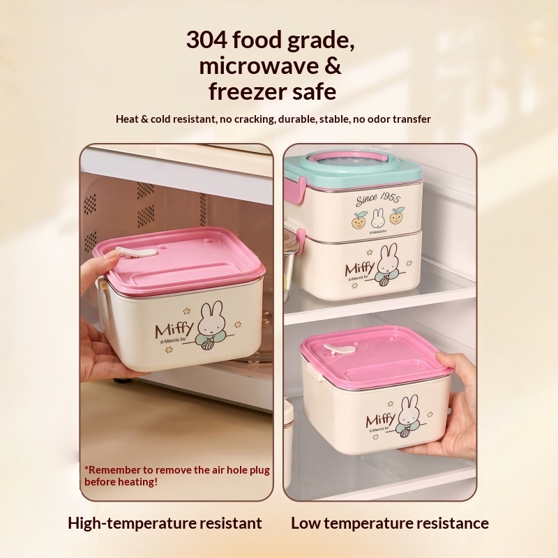 Miffy Insulated Portable Bento - огляд і ціна Food Storage In Room