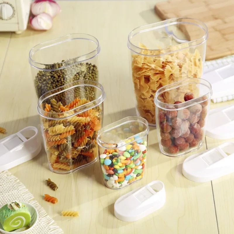 yes5pcs/set Sealed Food Storag - огляд і ціна Food Storage Glass Container Set