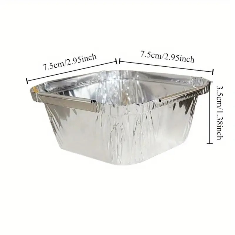 20/40Pcs Square Disposable Alu - огляд і ціна Food Storage Aluminum Containers
