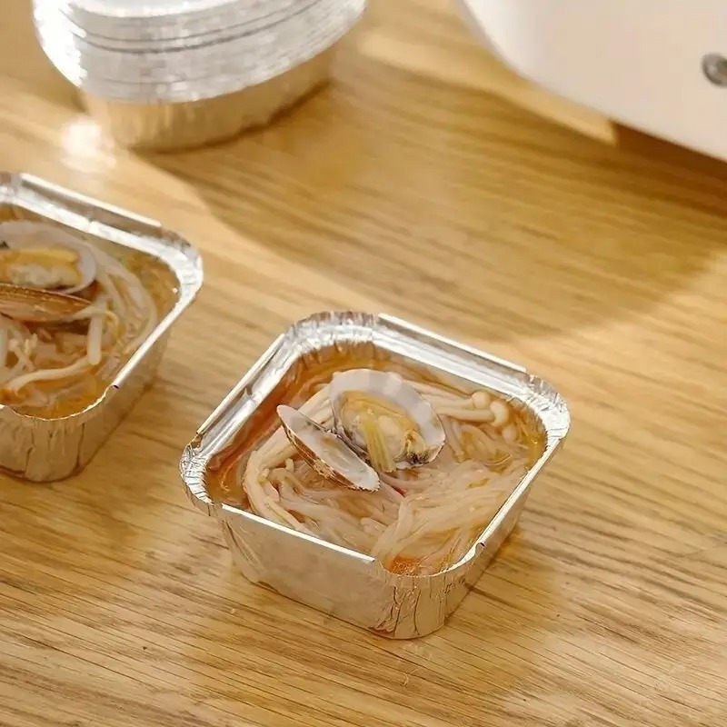 20/40Pcs Square Disposable Alu - огляд і ціна Food Storage Aluminum Containers
