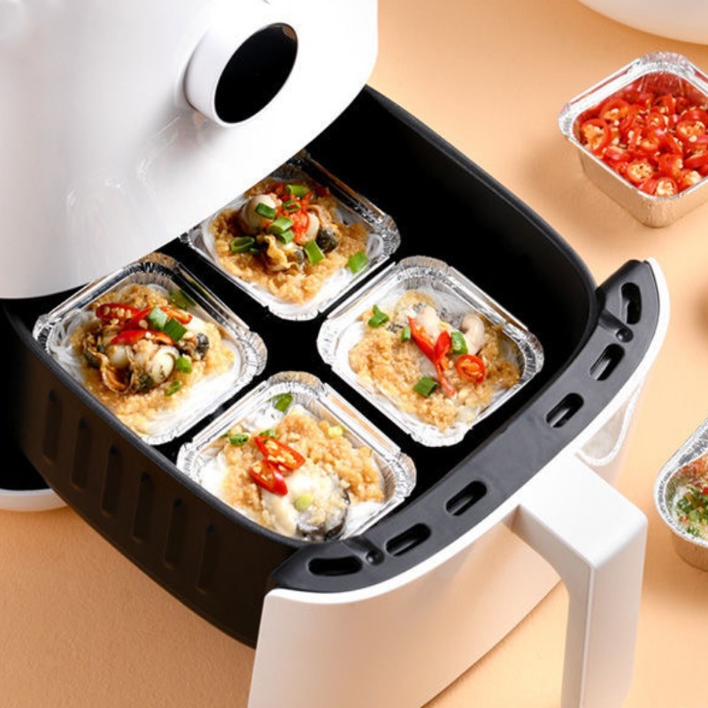 20/40Pcs Square Disposable Alu - огляд і ціна Food Storage Aluminum Containers