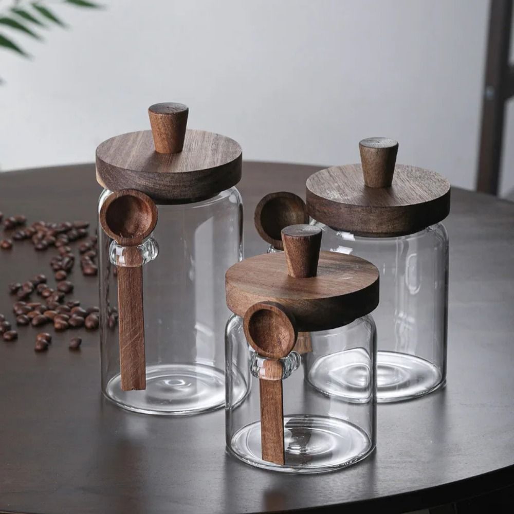 Moisture-proof Coffee Bean Sto - огляд і ціна Food Storage Glass Container Set