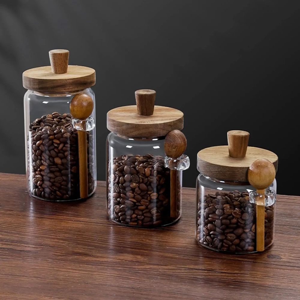Moisture-proof Coffee Bean Sto - огляд і ціна Food Storage Glass Container Set