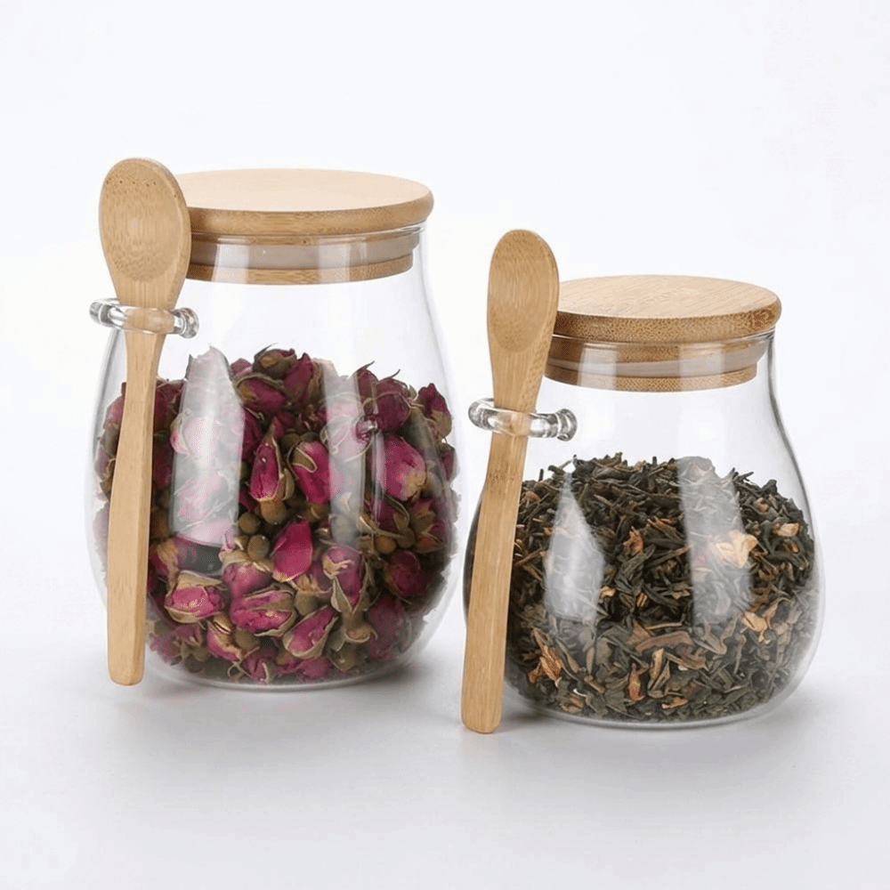 Wide Mouth Glass Storage Jars  - огляд і ціна Food Storage Glass Container Set