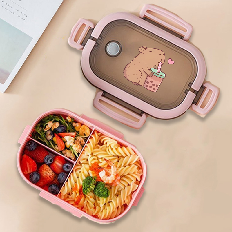 Capybara Bento Lunch Box Anime - огляд і ціна Food Storage Equipment