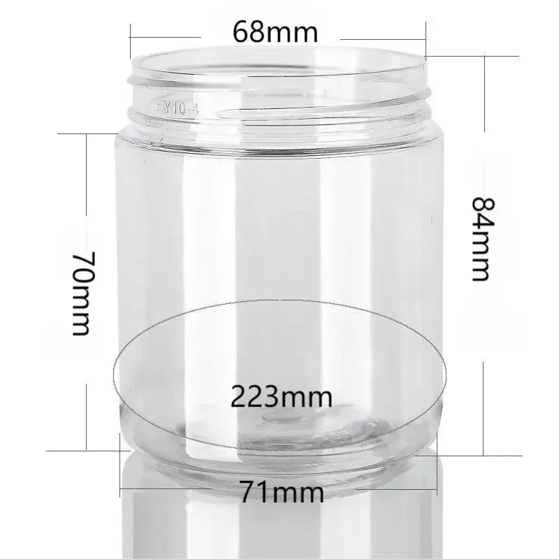 20pcs 250ml Clear Empty Plasti - огляд і ціна Food Storage Aluminum Containers