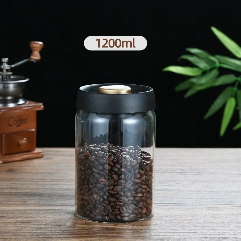Coffee beans vacuum sealed jar - огляд і ціна Food Storage Glass Container Set