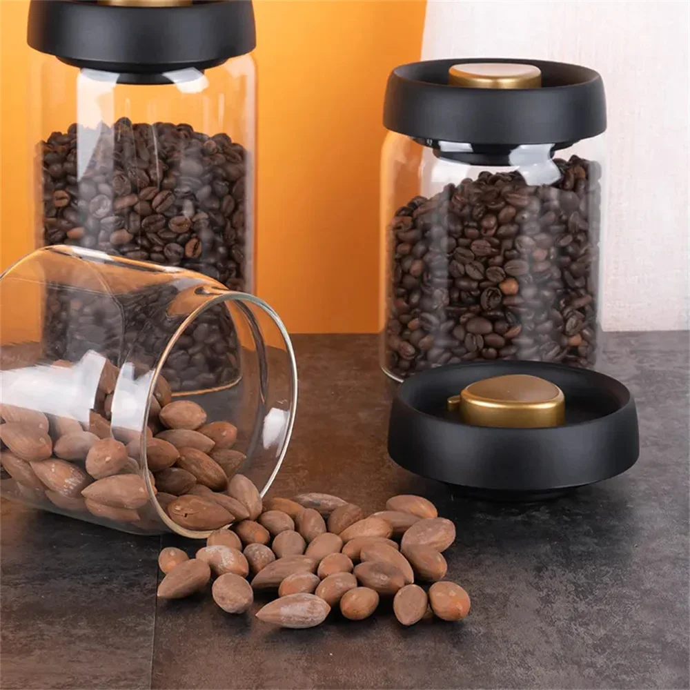 Coffee Beans Vacuum Sealed Tan - огляд і ціна Food Storage Glass Container Set