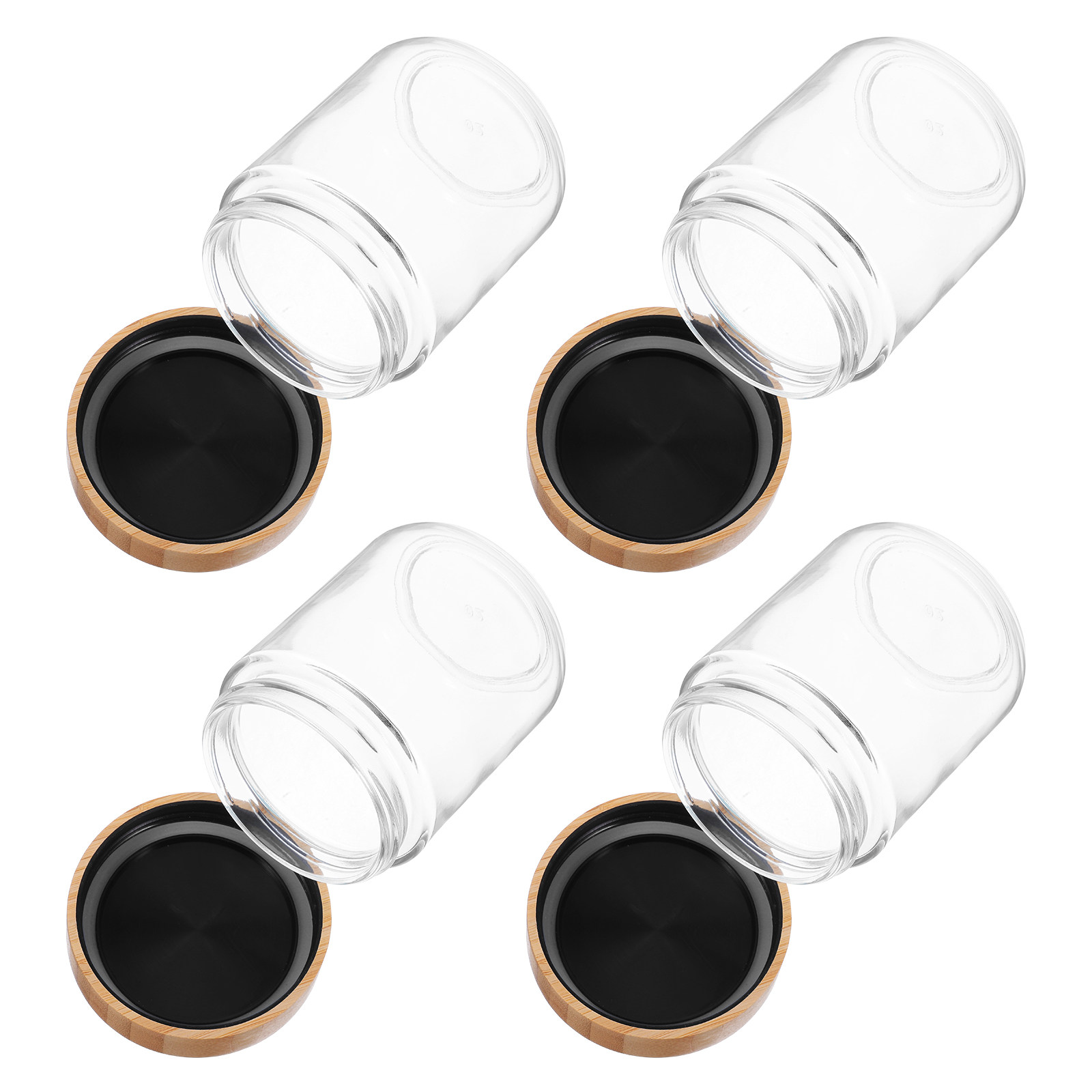 4Pcs Glass Kitchen Storage Jar - огляд і ціна Food Storage Plastic Container