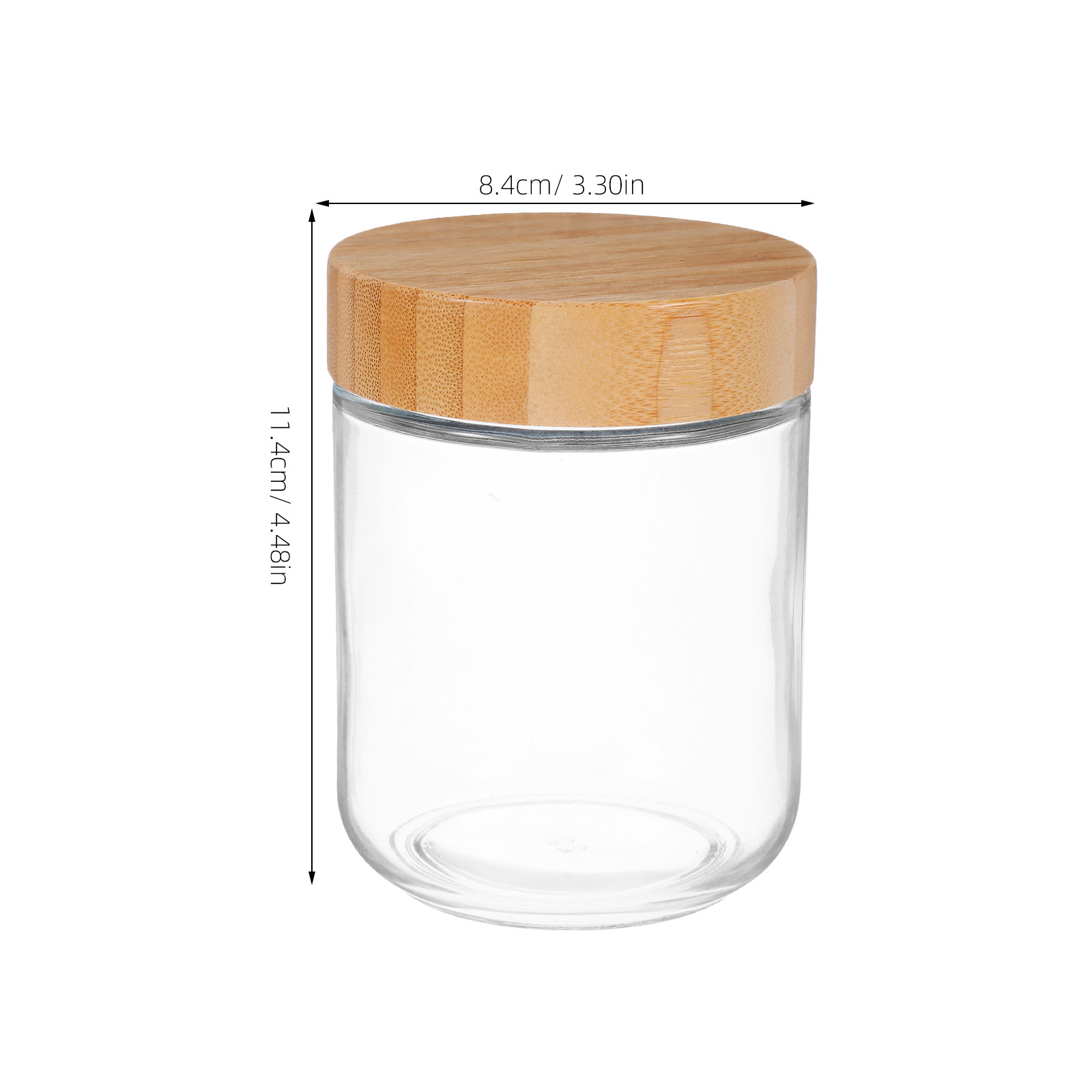 4Pcs Glass Kitchen Storage Jar - огляд і ціна Food Storage Plastic Container