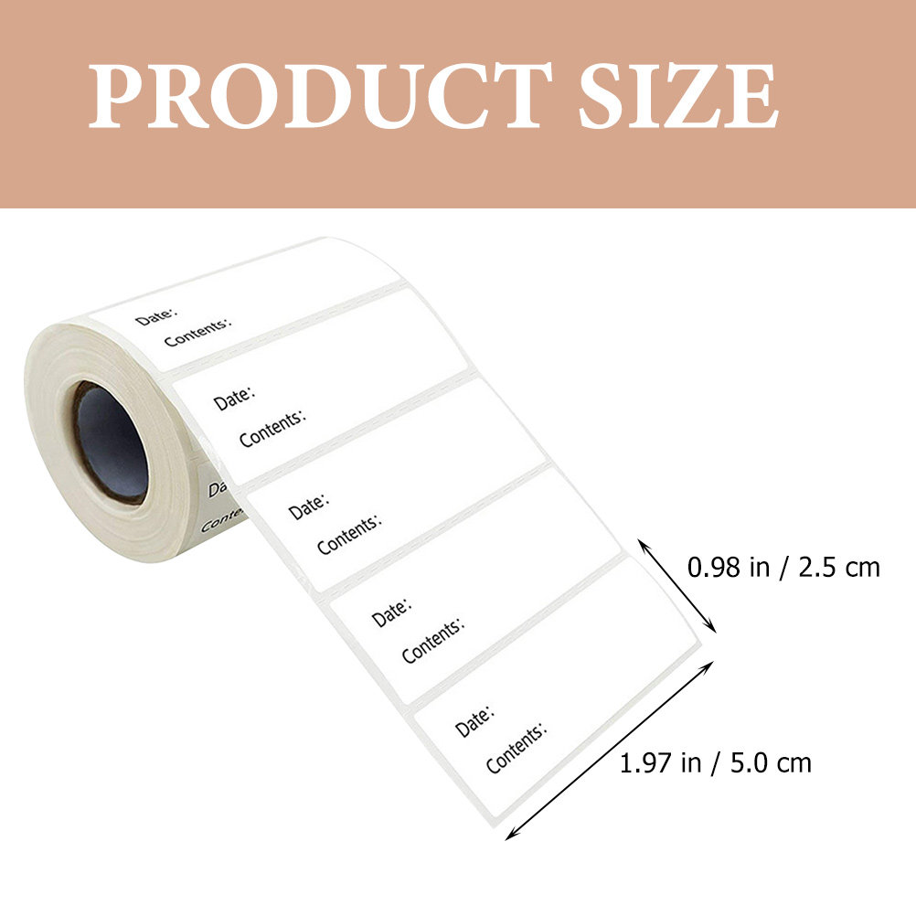 1 Roll Professional Food Label - огляд і ціна Food Storage Jar Labels